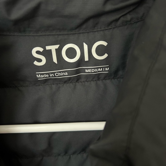 STOIC INSULATED ZIP UP BLACK‎ PUFFER JACKET Men’s Size M - Picture 2 of 7